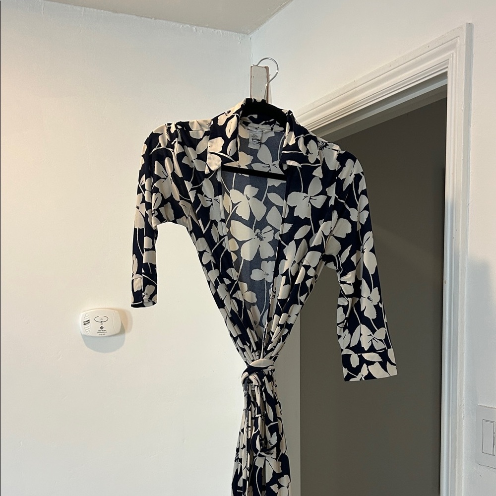 Classic DVF Floral Wrap Dress